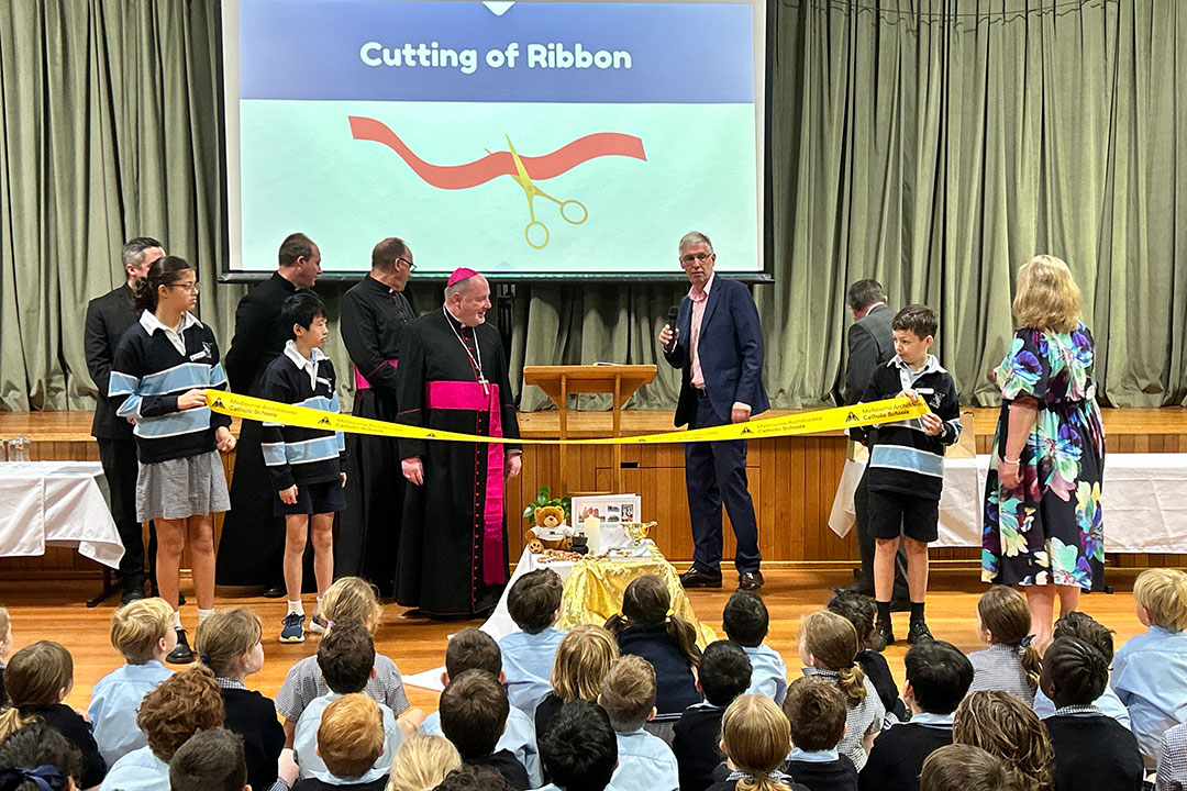 opening and blessing of the new facilities at St Mary's School