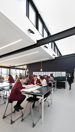 Picture of a classroom with students in