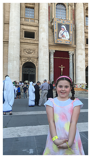 Julia Cuni at Vatican City