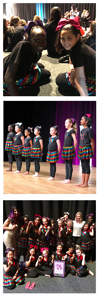 St Mary Magdalen's School, Chadstone, students perform at a national Glee championship