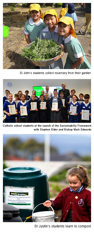 VCAL students grow vegetables to feed the hungry