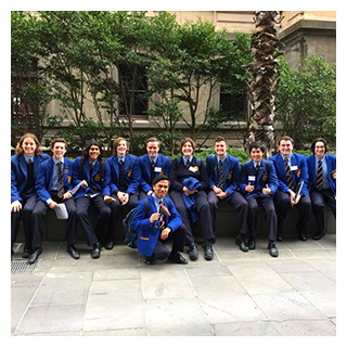 Year 11 and 12 Indonesian language students at St Bede’s College, Mentone, participating in the first Indonesian Model UN Conference