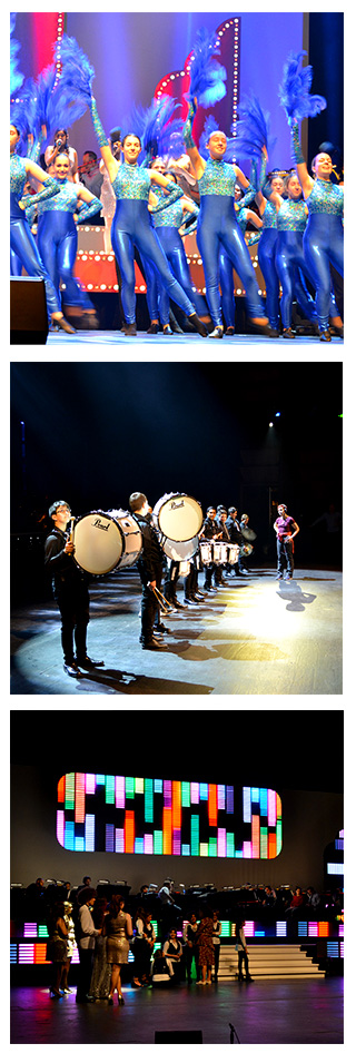 Images of dress rehearsals from Time to Shine.