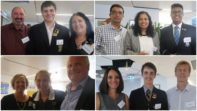 Image of students receiving their awards