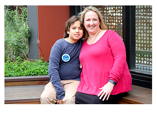 Blake Livera with his mother Melinda.