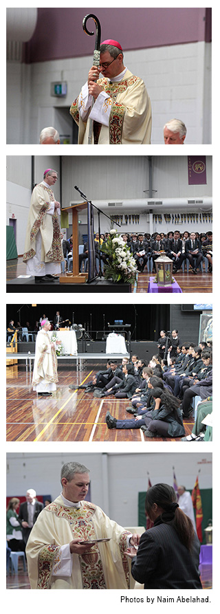 Photos from the Celebration of the Assumption of Mary in the College Stadium on 15 August 2018.