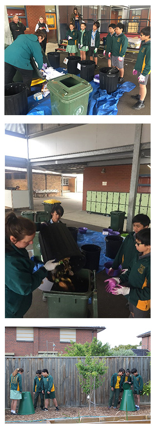 Students from St Martin de Porres School, Avondale Heights.