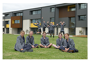 Year 7 students from Iona College Geelong, Charlemont.