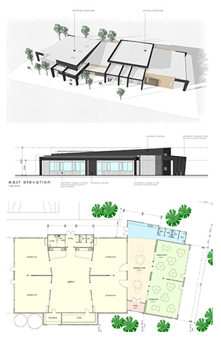 for Christ the King School, Newcomb's new Prep learning centre plans.