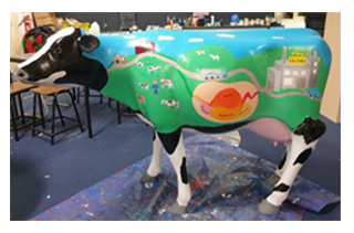 Patricia the Picasso Cow