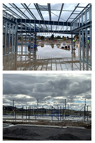 oly Cross Catholic Primary School, Mickleham, and St Lawrence of Brindisi Catholic Primary School, Weir Views construction.