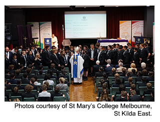 Photos courtesy of St Mary’s College Melbourne, St Kilda East.