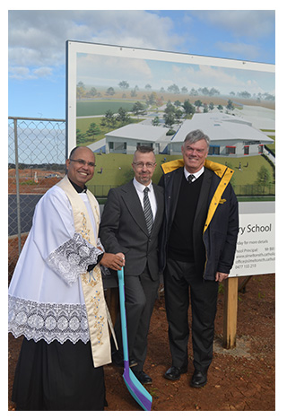 St Lawrence of Brindisi Catholic Primary School, Weir Views groundbreaking ceremony.