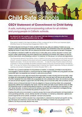 Click here to view CECV's commitment statement to child safety