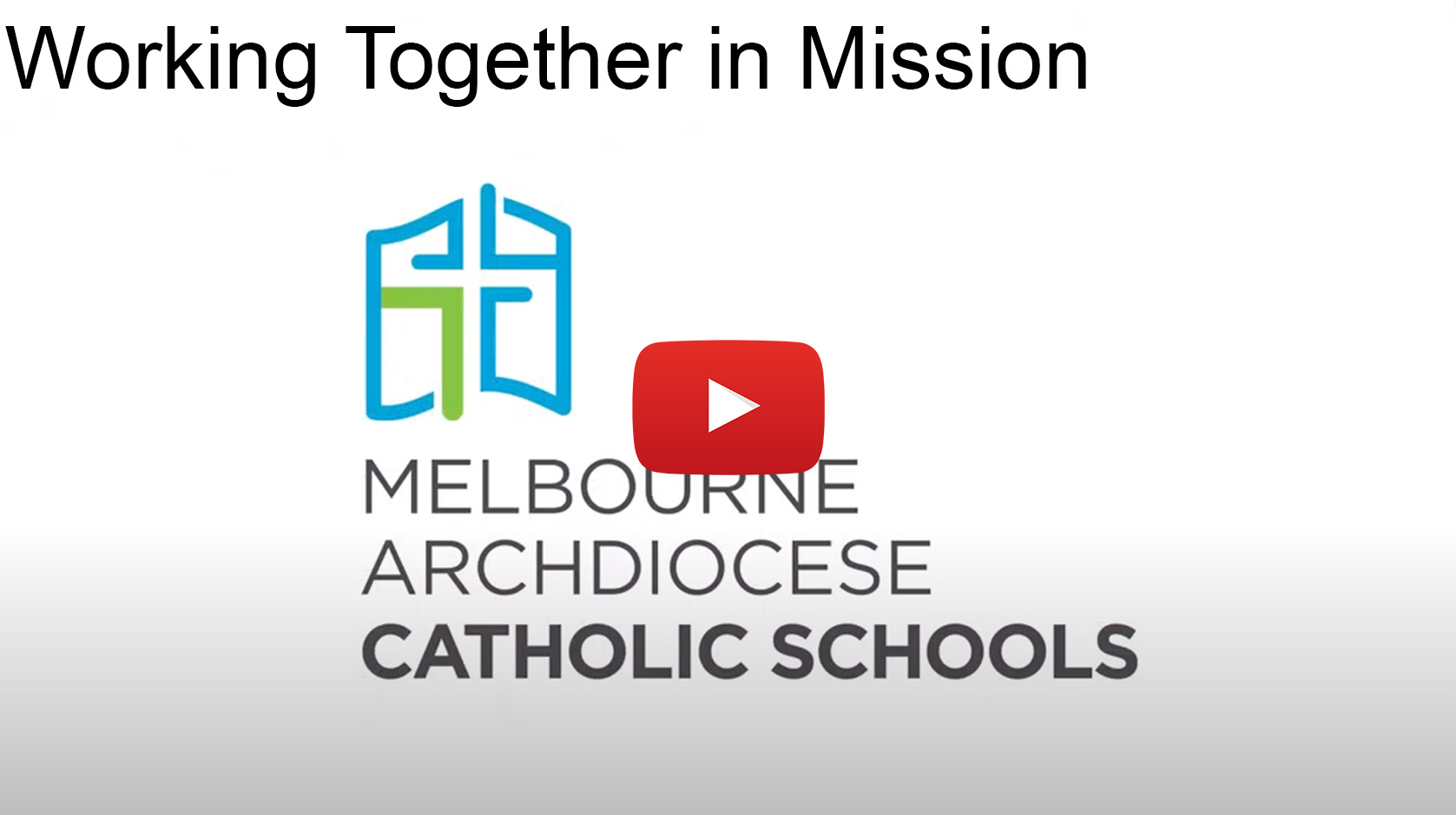 Working together in mission