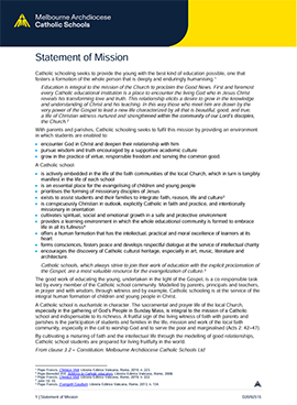 Statement of mission