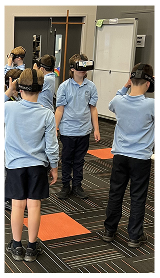 ‘Swimmovate’ virtual reality (VR) program at St Margaret’s School, Geelong East.