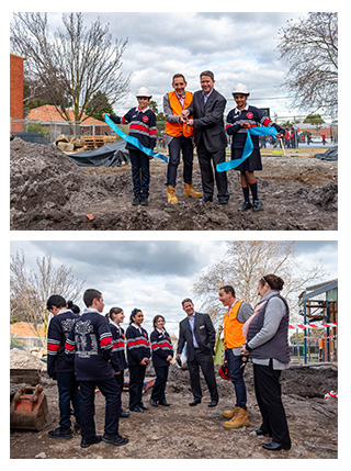 Construction has officially begun to transform the learning experience at Sacred Heart School, Oakleigh.