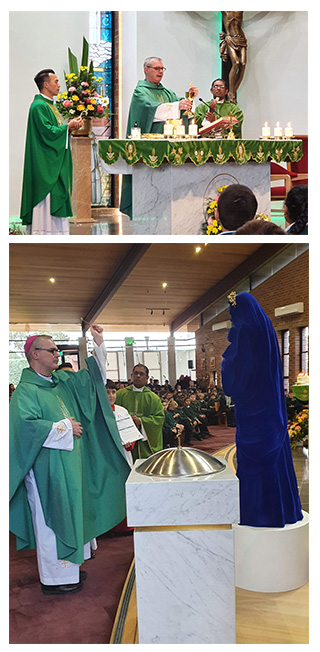 Archbishop Peter A Comensoli celebrated a special Mass at Our Lady’s School, Craigieburn.