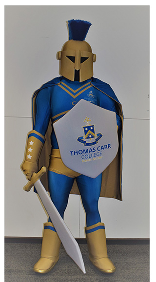 The Thomas Carr College Titan.