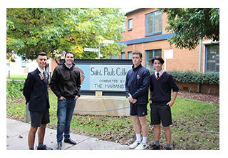 Student leaders from the St Paul’s Campus of Emmanuel College, Altona North.