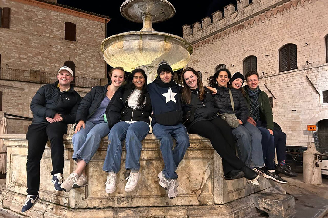 Students on the School Leaders Program in Rome