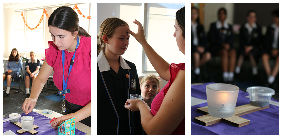 Ash Wednesday at Mount St Joseph Girls College