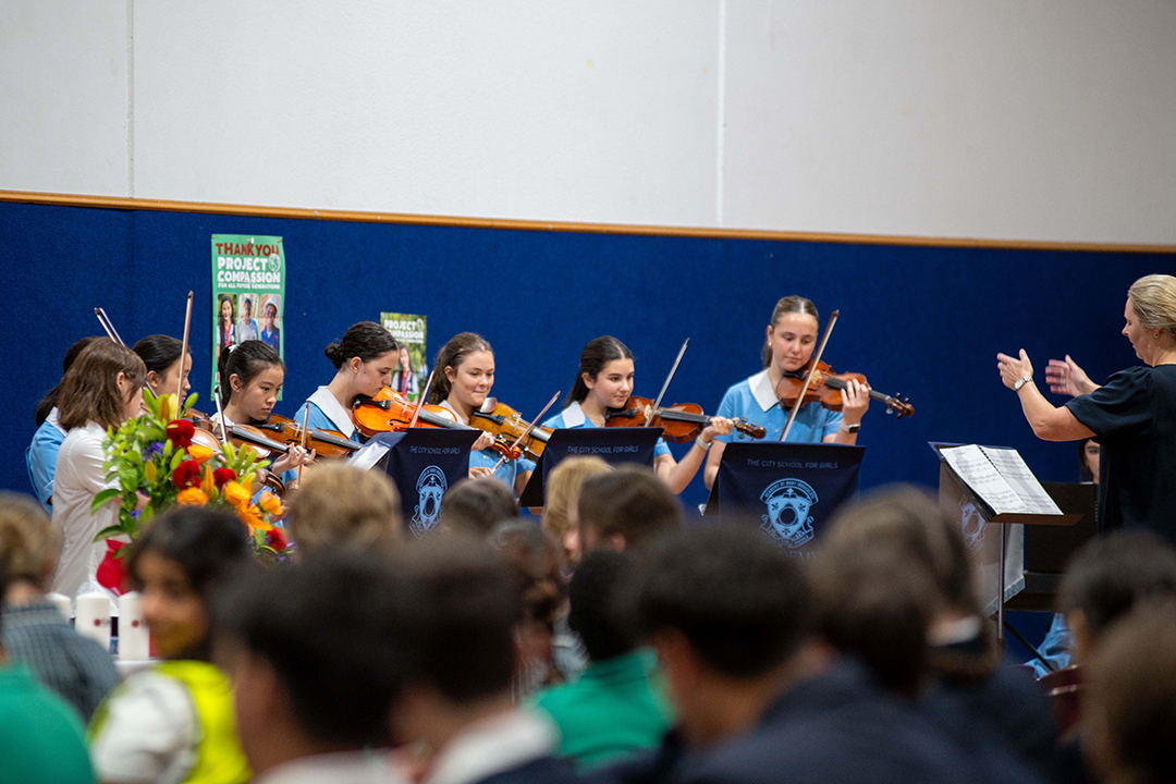 Academy of Mary Immaculate student band