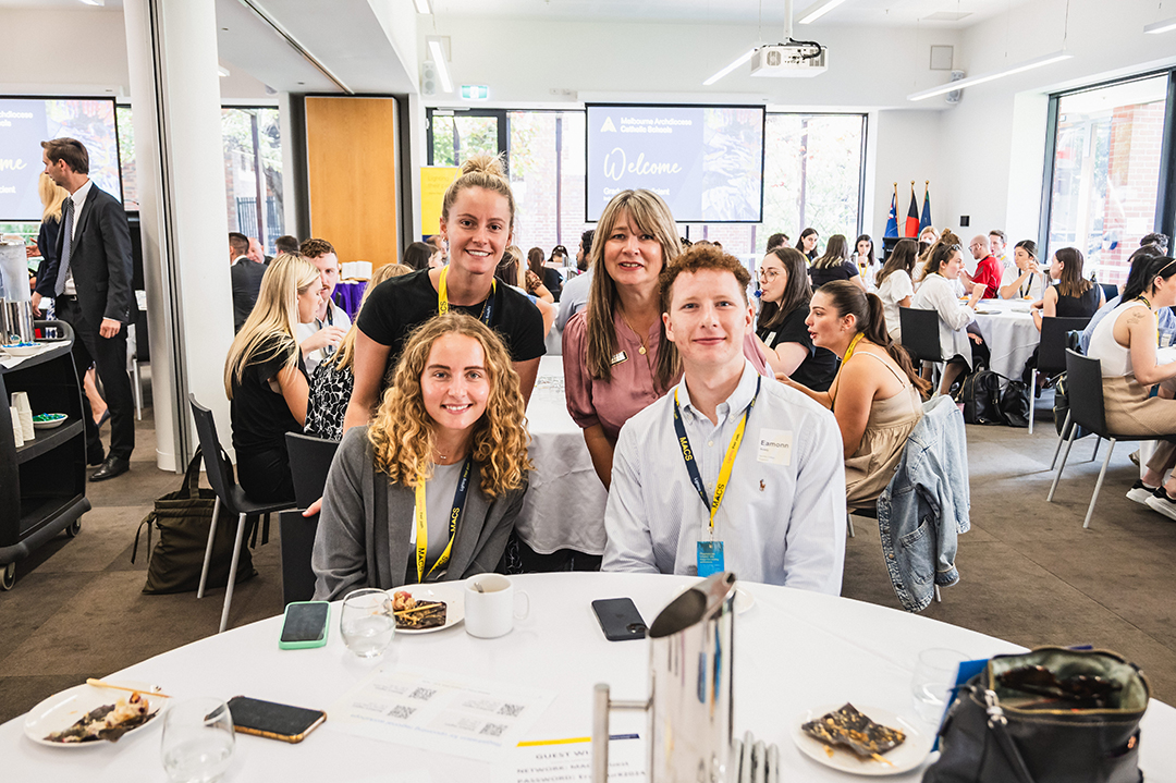 Graduate teachers at the induction program