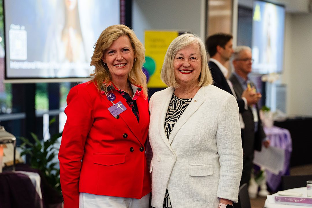 Louisa Rennie at the IWD Leadership Breakfast