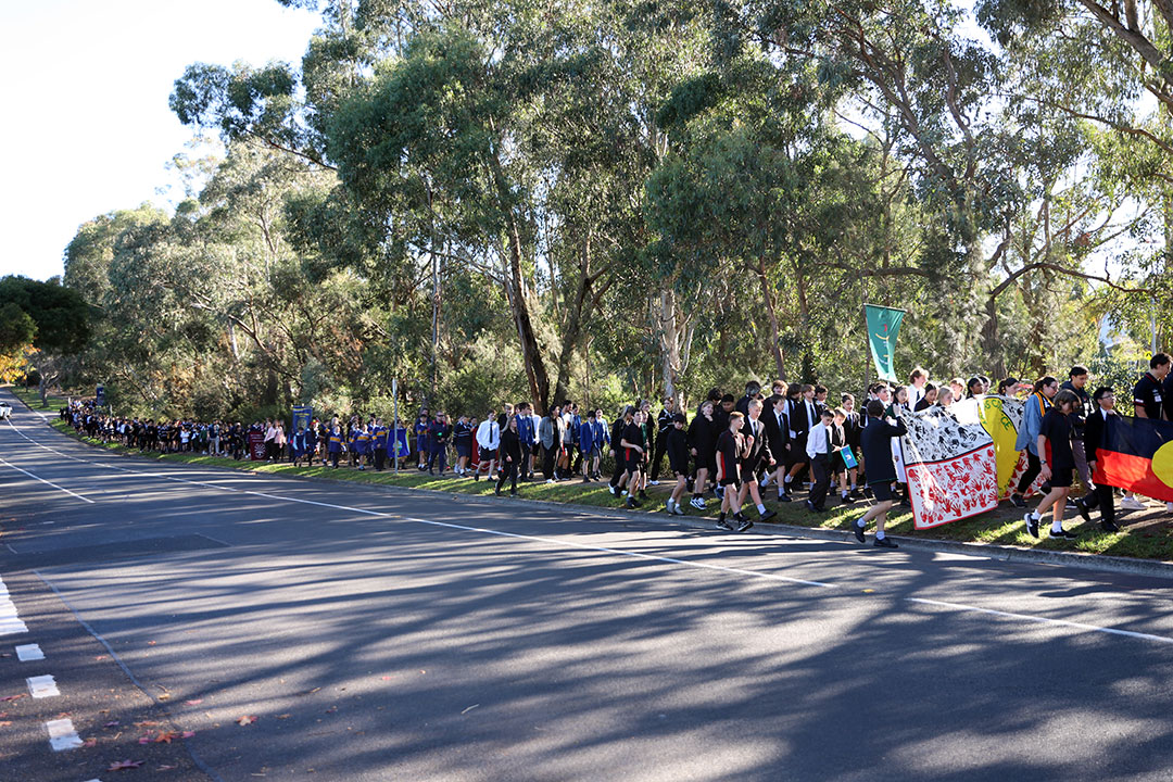 Schools participating in the Long Walk