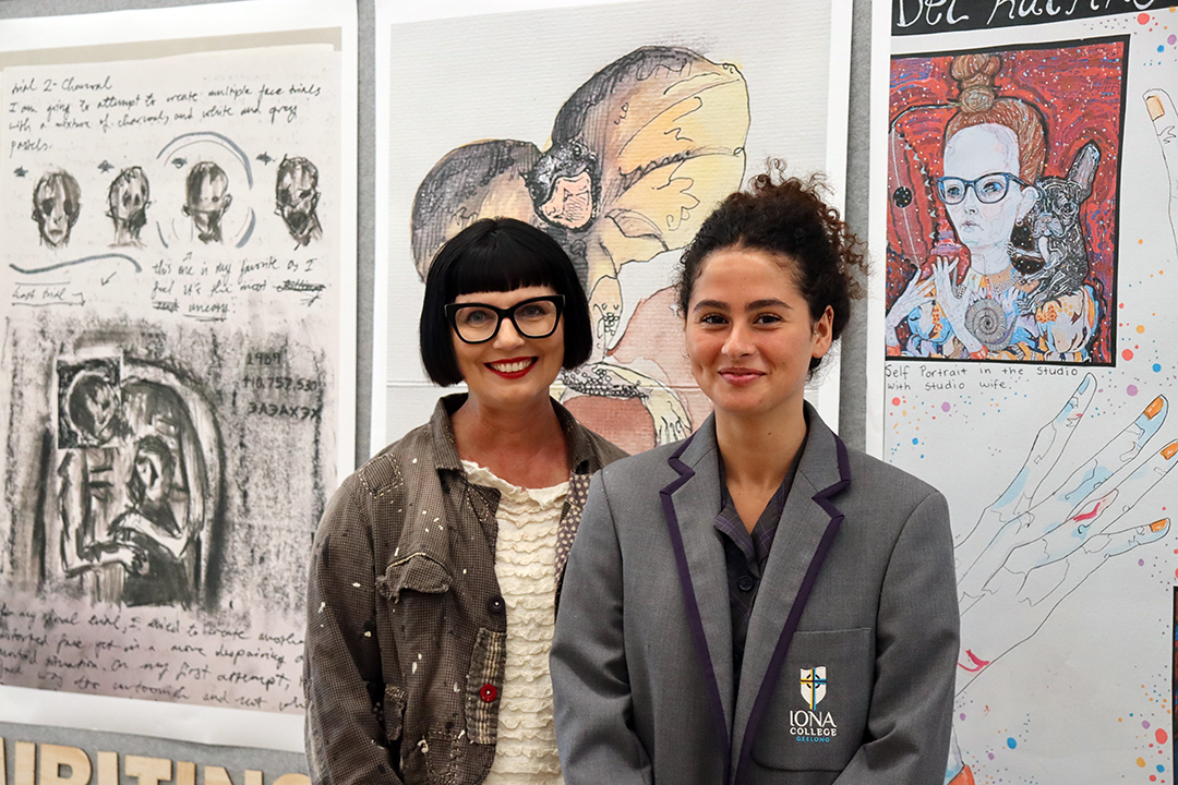 Molly Thomas with Jodie Carter-Blackhall