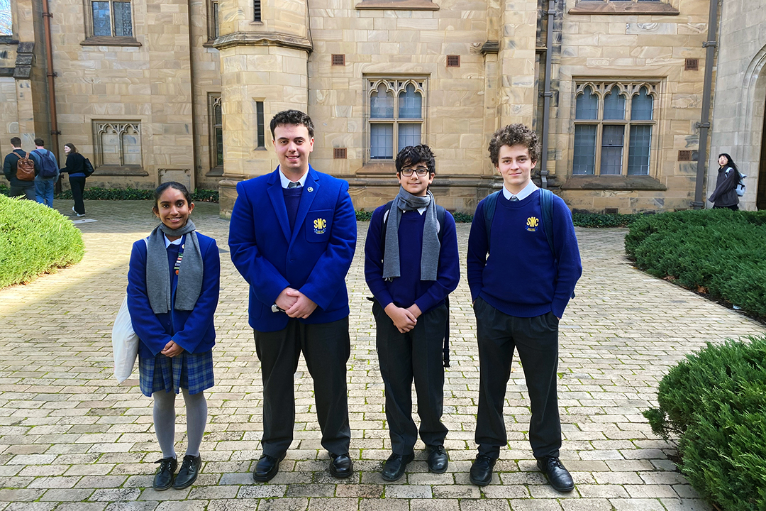 Students from St Monica’s College, Epping
