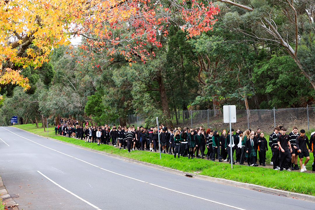 Students on the Long Walk