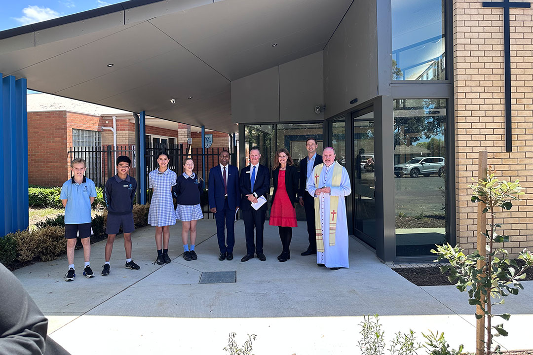 opening of new facilities at St Joachim’s School